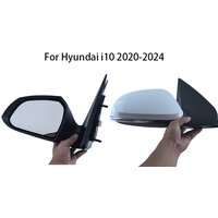 Rearview mirror assembly Electric adjustment Electric heating lens folding OE 87610-K6000 87620-K6000 For Hyundai i10 2020-2024