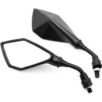 AliExpress Motorcycle Rearview Mirrors 10mm Wide Angle Adjustable Bicycle Handlebar Side Flexible Scooter E-bike Reversing Auxiliary Mirror