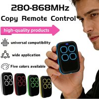 Télécommande de porte de garage multifréquence 433-868 MHz, copieur de code, duplicateur, clé de portail, émetteur de commande manuel