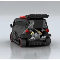 449pcs MOC Volkswagenes Transporter T2 Widebody City Champions Super Car Model Building Blocks Kids Modular Toys Christmas Gifts