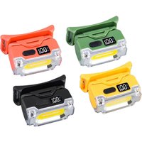 AliExpress cycle zone Outdoor Work Headlight Magnetic Lightweight Hat Clip Lamp 6 Lighting Modes Hiking Camping Fishing Headlamp with Digital Display