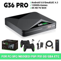 2026 New Super G36 Pro Game Console with 256G 120000+ Retro Video Games,Game Box with Wireless Controller,Kid Gift
