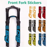 4Pcs ROCKSHOX SID SELECT MTB Fork Stickers Clear Vinyl Blue Orange Paint Protection for Mountain Bike