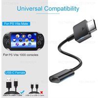 For PS Vita 1000 Console Charging Adapter USB C Cable Type C LED Power Convert Wire Cord for Playstation Vita 1000 Accessories