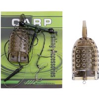 NGB 40g-100g Fishing Feeder Bait Cage With Hair Rigs Sinker Carp Fishing Hook Group Accessories
