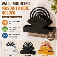 Shell Mosquito Coil Holder, Snail Mosquito Coil Tray, Household Mosquito Coil Box, Home, Office, Camping Supplies