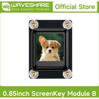 Waveshare 0.85inch Mechanical LCD ScreenKey, IPS Panel, 128 ร 128 Resolution, 65K Color, SPI Communication Interface