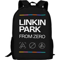 Linkin Park Backpack Daypack Large Capacity Kids BookBag School Bag Shoulder Bags for Men Women