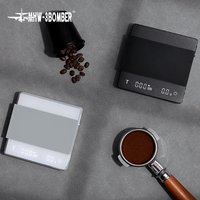 MHW-3BOMBER Digital Kitchen Coffee Scale with 0.1g Precision Cyclic Rechargeable Electronic Scale Portable Barista Accessories