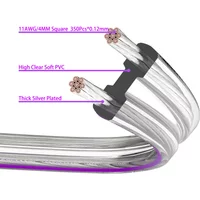 DIY Speaker Cable 1.5mm² 2.5mm² 4mm² Silver Plated Copper HiFi Audio Amplifier Loudspeaker Wire
