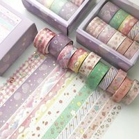 10 Pcs/set Kawaii Various Options Adhesive Tape Masking Washi Tape Diy Scrapbooking Sticker Label Japanese Stationery