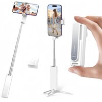 Mini Wireless Bluetooth Selfie Stick Tripod with Remote Extendable Tripod, Phone Holder for Travel/Vlog/Live Streaming