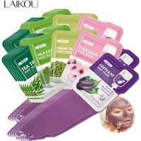 50pcs Japan Sakura Clay Mask for Face Deeply Cleansing Moisturizing Oil-Control Remove Blackhead Pink Mud Mask Facial Skincare