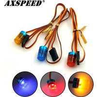 AXSPEED RC Car Police Night Flash Bright Light Spin Flicker Breathe 5 Modes 4.8-6V for 1/10 RC Crawler Axial SCX10 TRX4 TRX6