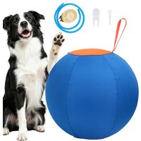 Dog Herding Ball Inflatable Puppy Playing Giant Dog Ball Toy Dog Giant Toy Ball Treat Pet Dogs Training Chew Toy Interactive Toy