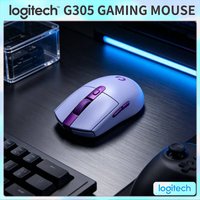 Wireless Logitech G305 Mouse, 12000 DPI HERO, 6 Buttons, 250hr Battery, 99g, LIGHTSPEED 1ms, PC Mac Gamers