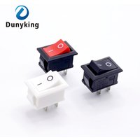2/5/10 Pcs Mini Rocker Switch KCD1,ON/OFF,Electrical Equipment,2Pin,2 Position,15*21mm,6A 250VAC/10A 125VAC,NO LED