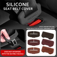 Car Silicone Seat Belt Buckle Anti-scratch Protector Cover Decorative Accessories For Recaro