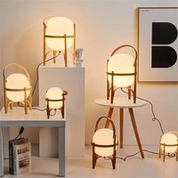Cole cestita Stehlampe Kunst moderne einfache LED Holz Licht Wohnzimmer Studie Schlafzimmer Nachttisch lampe Home Restaurant Dekoration Licht