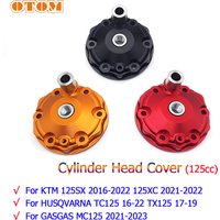 OTOM Motorcycle Cylinder Head With Combustion Chamber Inlay For KTM 125 SX XC HUSQVARNA TC TX GASGAS MC 50430106000 50430060100