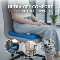 Honeycomb Gel Cool Cushion for Summer Office Seat Silica Gel Fart Cushion Automobile Cold Seat Comfortable Breathable Ergonomic