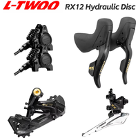 LTWOO RX 12 - Disc 2x12s Road Hydraulic Disc Brake Groupset Carbon Fibre, RX12 6 kit, Benchmark R7170 R8170