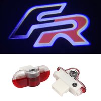 2X For SEAT Alhambra 7M Leon 1M MK1 Toledo 1M MK2 LED Car Door Light Warning Projector Ghost Shadow Welcome Interior Accessories