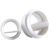Draft Blocker Damper Ventilation Check Valve Draught Back Shutter for Inline Ducting Kitchen Home Ventilation Grill