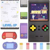 Game themed self-adhesive sticky notes, writable stickers, premium thick paper, perfect for study marking, office and home notes