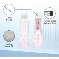 Nanosoft 4pin Crystal Hand Disposable Needle Sterile 34G 1.0/1.2/1.5 Painless Beauty Micro Needle