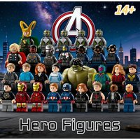 Hot Sale Superhero Mini Models Building Blocks Pack Creative Toy Birthday Gift Office Desk Ornament Decoration