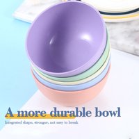 1pc Mini Plastic Baby Soup Bowl Food Grade High Temperature Resistant Complementary Food Bowl Anti-Drop Anti-Scald Children Bowl