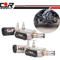 51MM Motorcycle Exhaust Mid link Carbon Muffler Pipe For CF-Moto 400 NK 650 NK 700 MT Slip On