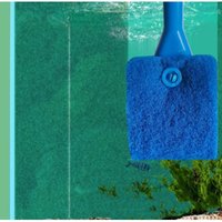 1PC Cleaning fish tank brush Sponge cleaning tool Aquarium Glass Plant Cleaning Brush Aquarium long handled fish tank cleaner