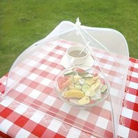 Mesh Food Cover, Foldable Anti Fly Dome Tent for Kitchen, Reusable Mosquito Net Umbrella for Picnic