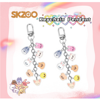 New SKZOO Stray Kids Wolf Chan Leebit anime cartoon merchandise acrylic keychain high-quality creative personalized cute pendant