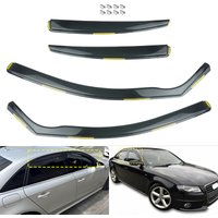 4pcs Tint Wind Rain Sun Guard Deflectors For Audi A4 B8 8K2 Saloon 4 Door 2009-2015 Side Window Edgevisors Protector Sheet