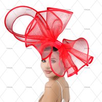 Large Luxurious Cocktail Ladies Headwear Wedding Large Floral Hair Clip Fascinator Headband Women Party Hair Clip