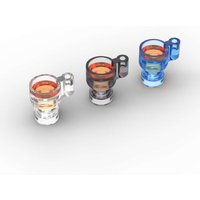 MOC 10PCS 68495 Utensil Stein Building Blocks Cup Wine Glasses Educational Particle Assemble DIY Toys Children Birthday Kid Gift