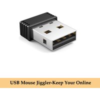 Wireless Mouse Jigglers Mover Undetectable Automatic USB Port Shaker Wiggler for Laptop Keeps Computer Awake Mouse Movement