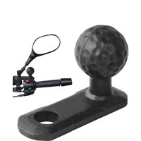 AliExpress Angled Head Adapter Ball Base Angled Shock Absorbing Sturdy Alloy Ball Base Motorcycle Phone Holder Cycling Accessories for Bike