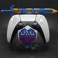 Anime Zelde Link Master's Sword Theme Game Controller Bracket Suitable PS4 PS5 Xboxs Desktop Decoration Game Accessory Gifts