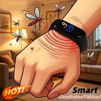 2026 Physical Ultrasonic Mosquito Repellent Wristband Non-Chemical Sports Efficient Mosquito Repellent Bracelet Home Outdoor