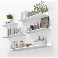 Bedroom Decoration Wall Shelves Bathroom Study Living Room Metal Floating Shelves Single-Layer Storage Plants Books