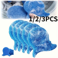 1/2/3pcs Laundry Pet Hair Remover,Pet Hair Removal Balls for Washing Machines, Reusable Hair And Lint Catchers.