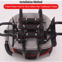 AliExpress Qiilu Bike Seat for Kids High-Carbon Steel Child Bike Seat for Toddlers Adjustable Comfortable and Safe for Kids Aged 8 Months to 7 Ye