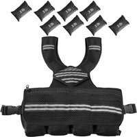 Verstellbare Neopren-Gewichtsweste mit herausnehmbaren Gewichten – Reflektierend, atmungsaktiv, mit Tasche – Für Damen, Herren & jedes Workout.