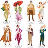 Anime Hetalia:World Stars Figures America France Russia Acrylic Stands Model Plate Desk Decor Prop Valentine Style Gift KeyChain