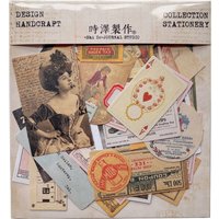 45Pcs Vintage Grocery Store Posters Scrapbooking Stickers Decorative marking note Decorative Sticker DIY Label Diary Album