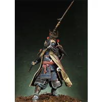 90mm 1/20 Scale Resin Figure Model Kit Miniature Ancient Samurai General Hobby Diorama Unassembled and Unpainted Free Shipping